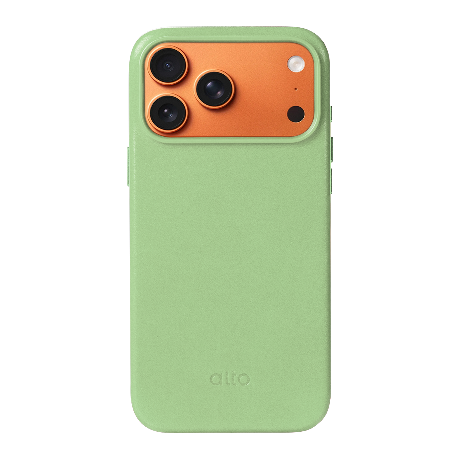 iPhone 17 Pro Max - Clop 磁吸皮革手機殼 - 苔蘚綠