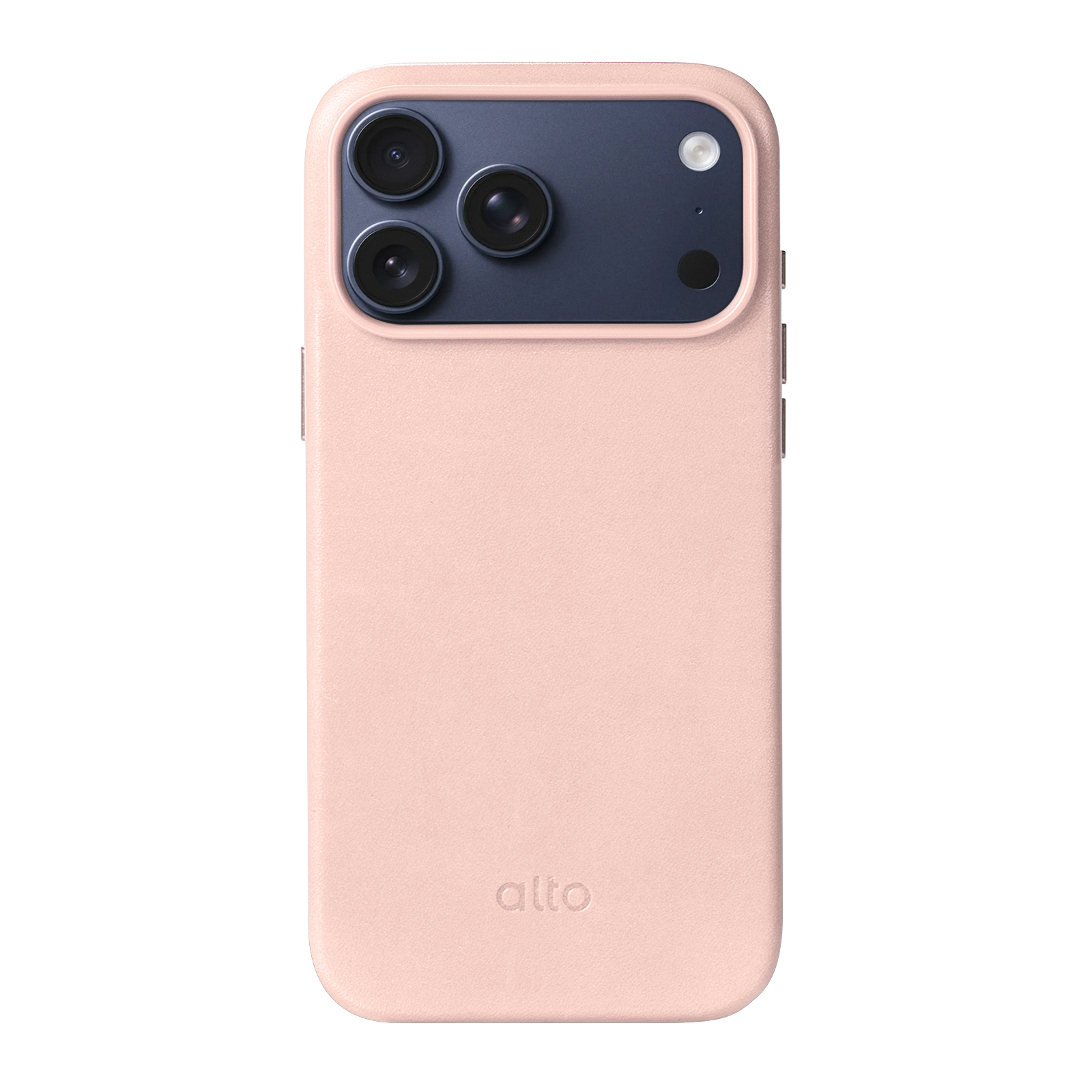 iPhone 17 Pro - Clop 磁吸皮革手機殼 - 迷霧粉
