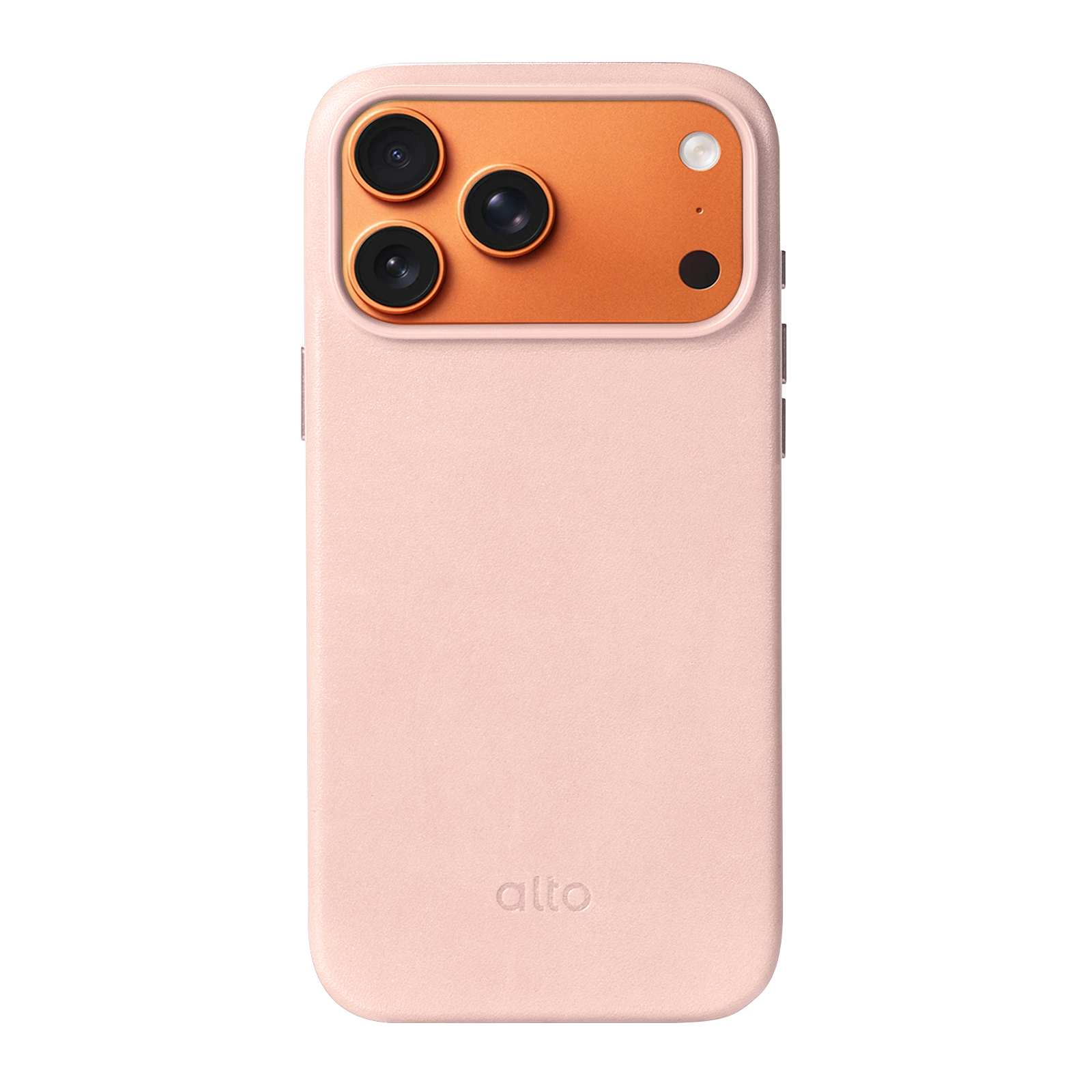 iPhone 17 Pro - Clop 磁吸皮革手機殼 - 迷霧粉