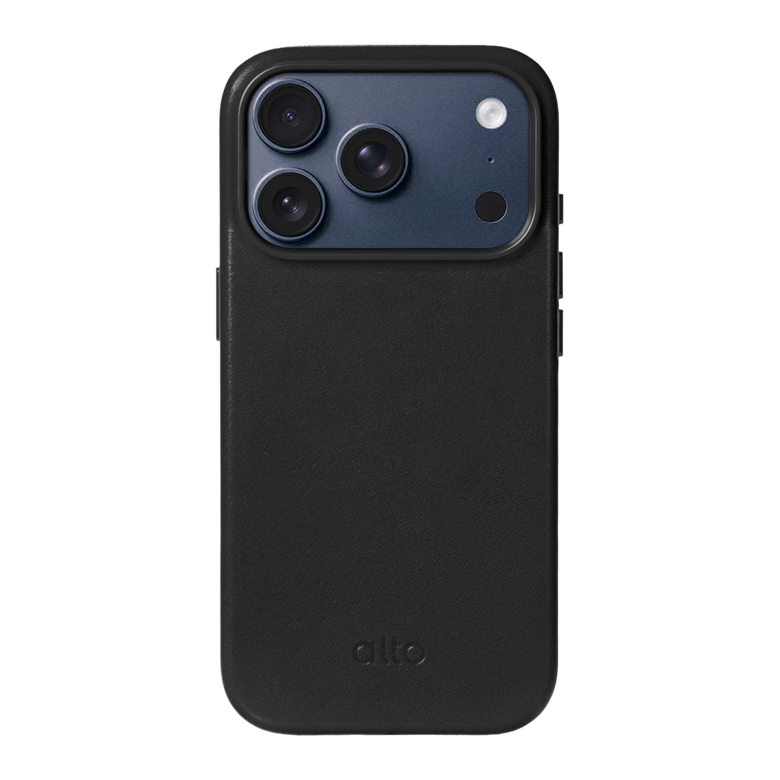 iPhone 17 Pro Max - Clop 磁吸皮革手機殼 - 渡鴉黑