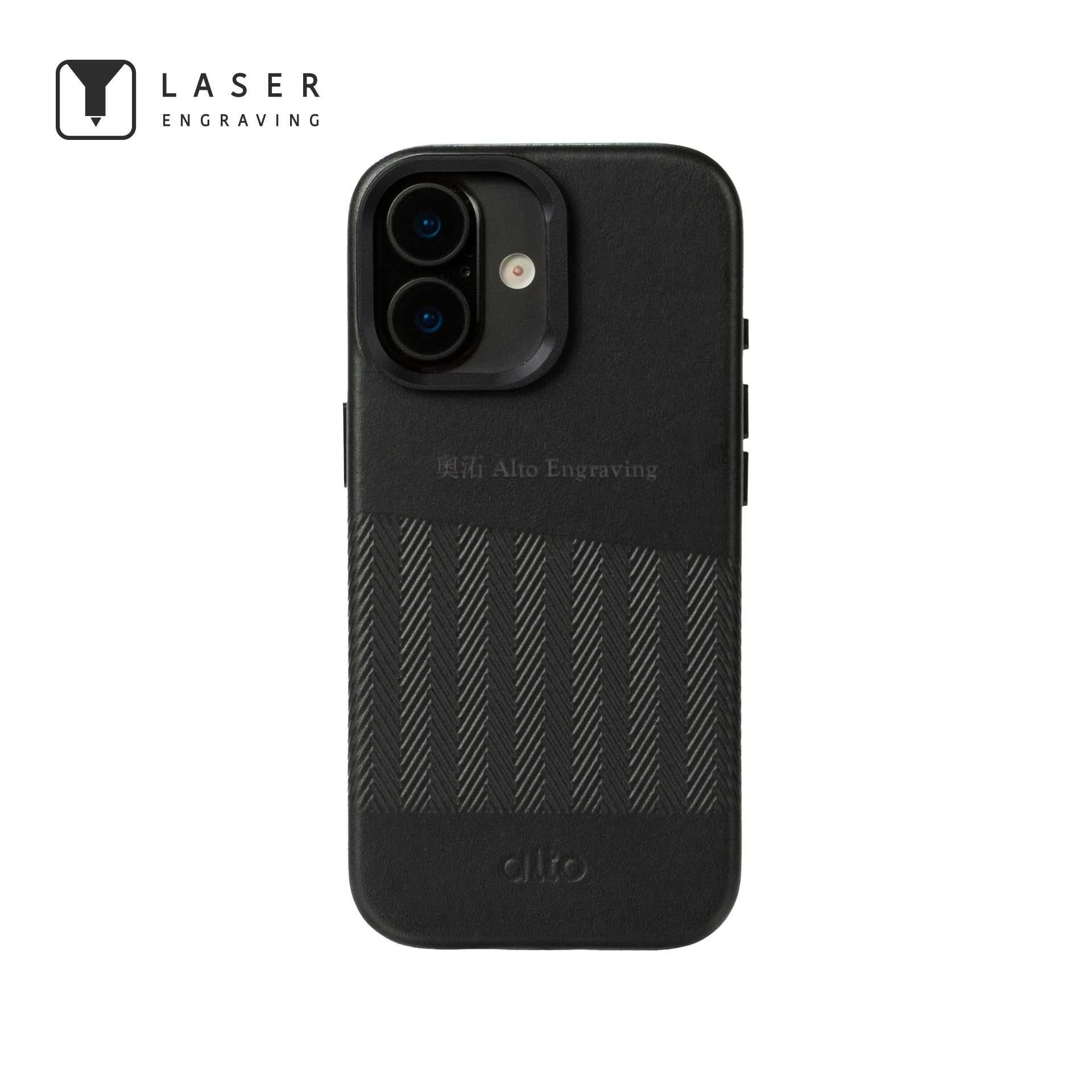 iPhone 17 - Herring 磁吸支架皮革手機殼 - 渡鴉黑