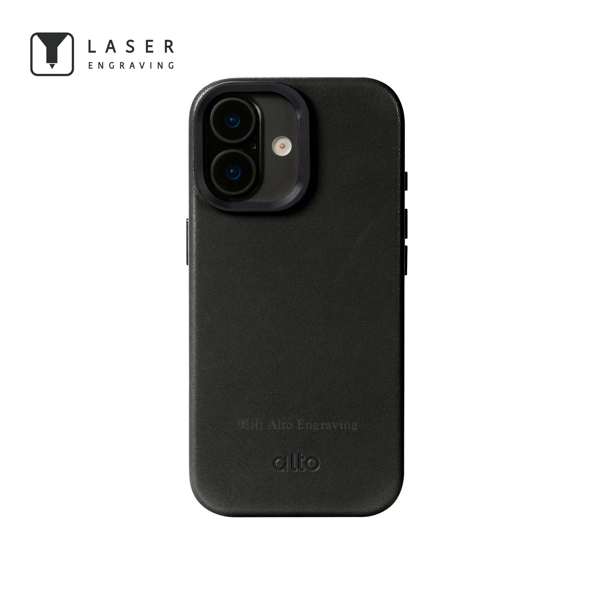 iPhone 17 - Uplop 磁吸支架皮革手機殼 - 渡鴉黑