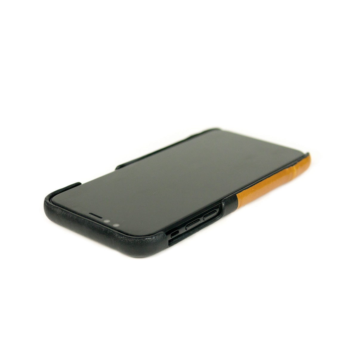惜福品 - iPhone 11 Pro Max - Metro 插卡式皮革手機殼 - 渡鴉黑/焦糖棕