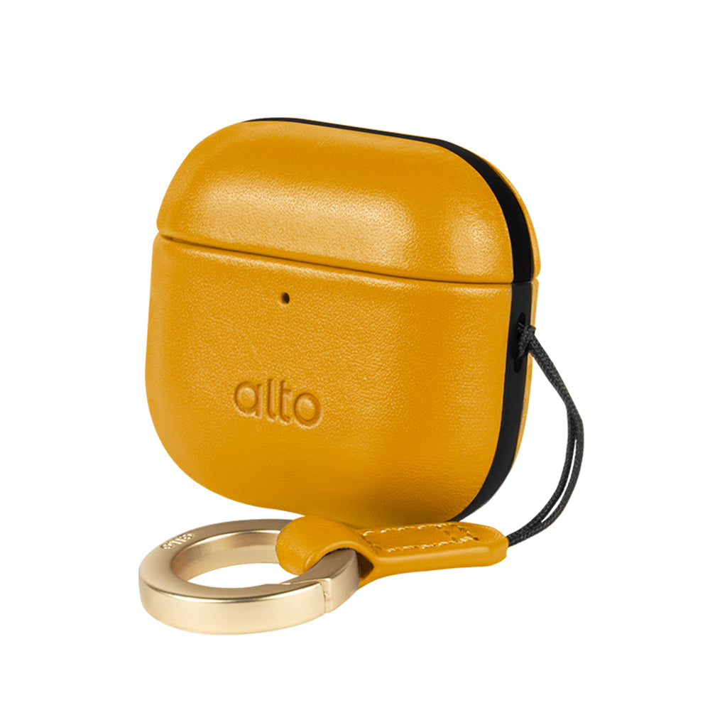 惜福品 - AirPods 4 皮革保護套 - 焦糖棕