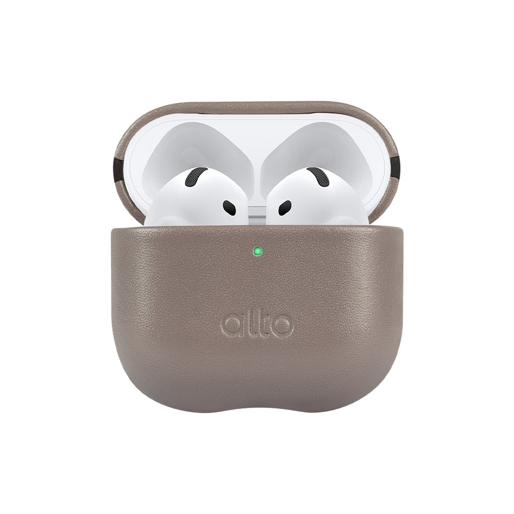 惜福品 - AirPods 4 皮革保護套 - 礫石灰