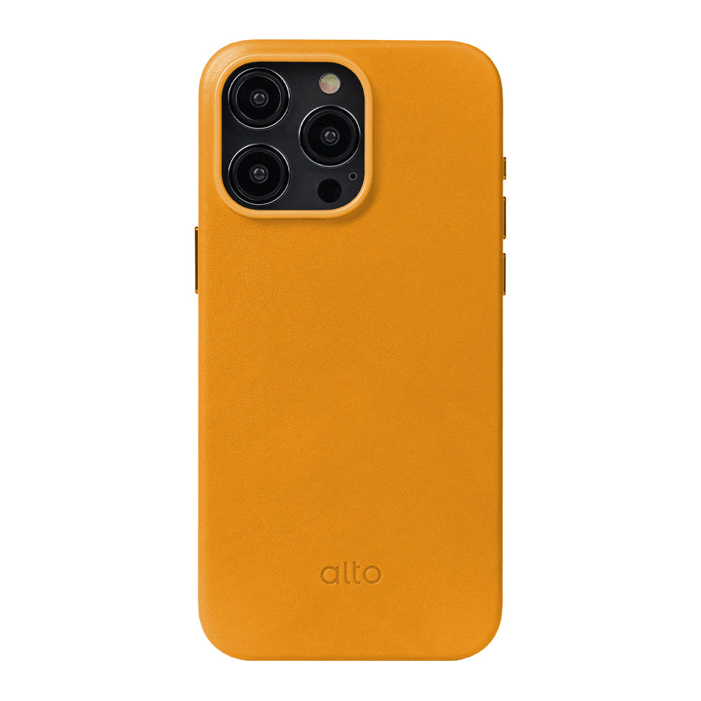iPhone 15 Pro Max - Clop 磁吸皮革手機殼 - 焦糖棕