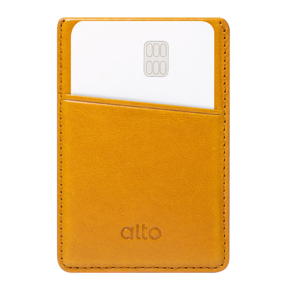 惜福品 - iPhone 磁吸皮革卡套 - 焦糖棕