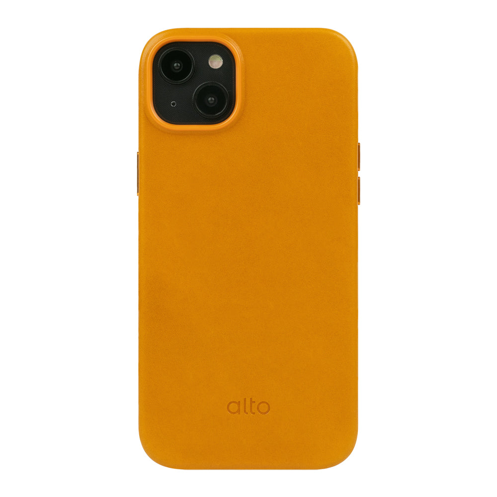 iPhone 14 Plus - Original 經典皮革手機殼 - 焦糖棕