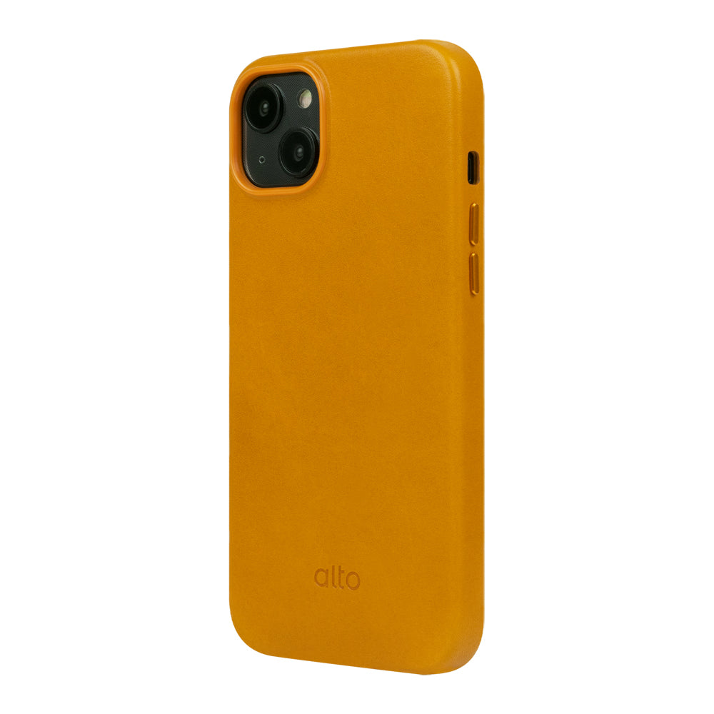 iPhone 14 Plus - Original 經典皮革手機殼 - 焦糖棕