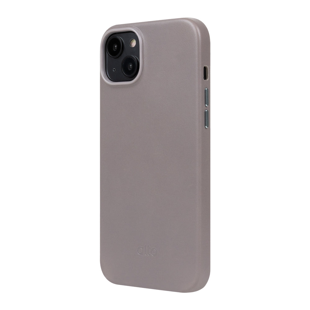 iPhone 14 Plus - Original 經典皮革手機殼 - 礫石灰