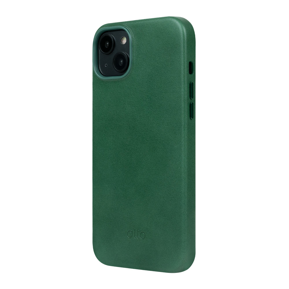 iPhone 14 Plus - Original 經典皮革手機殼 - 森林綠