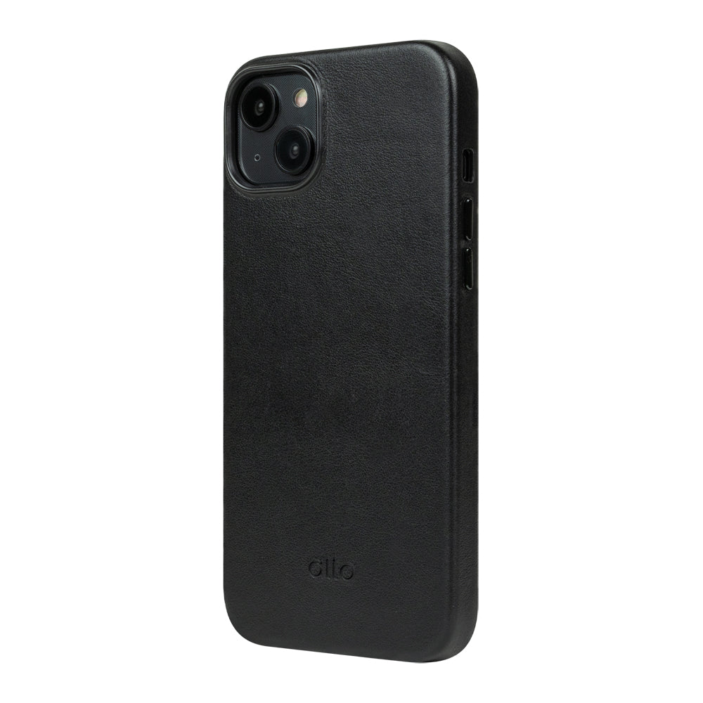 iPhone 14 Plus - Original 經典皮革手機殼 - 渡鴉黑