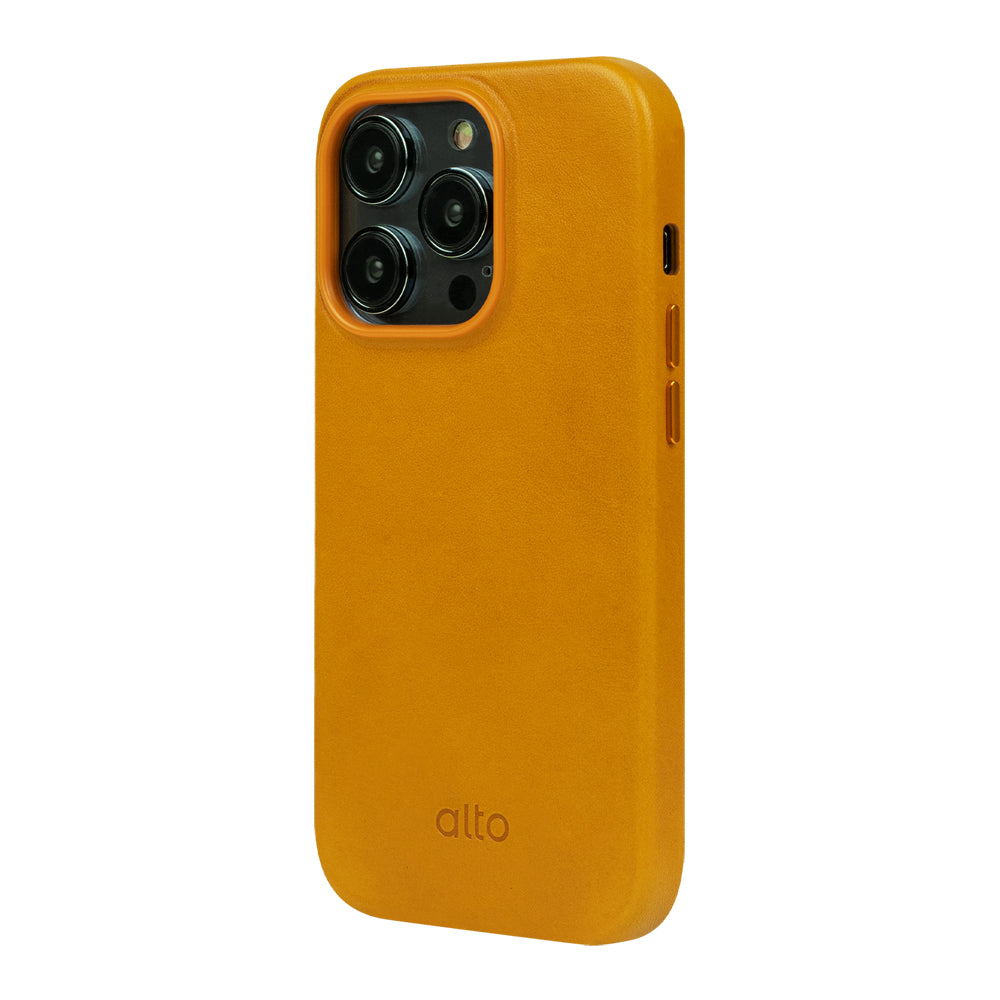 iPhone 14 Pro Max - Original 經典皮革手機殼 - 焦糖棕