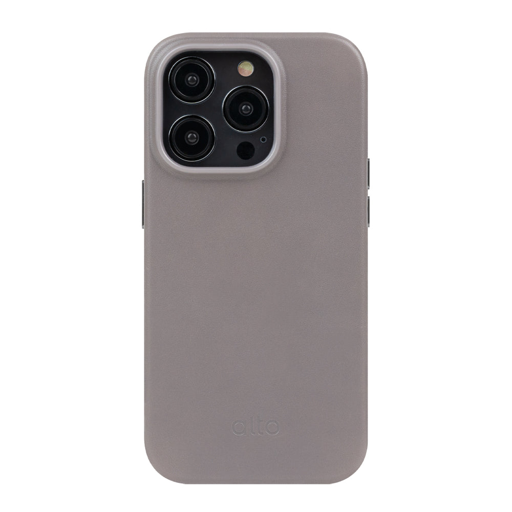 iPhone 14 Pro Max - Original 經典皮革手機殼 - 礫石灰