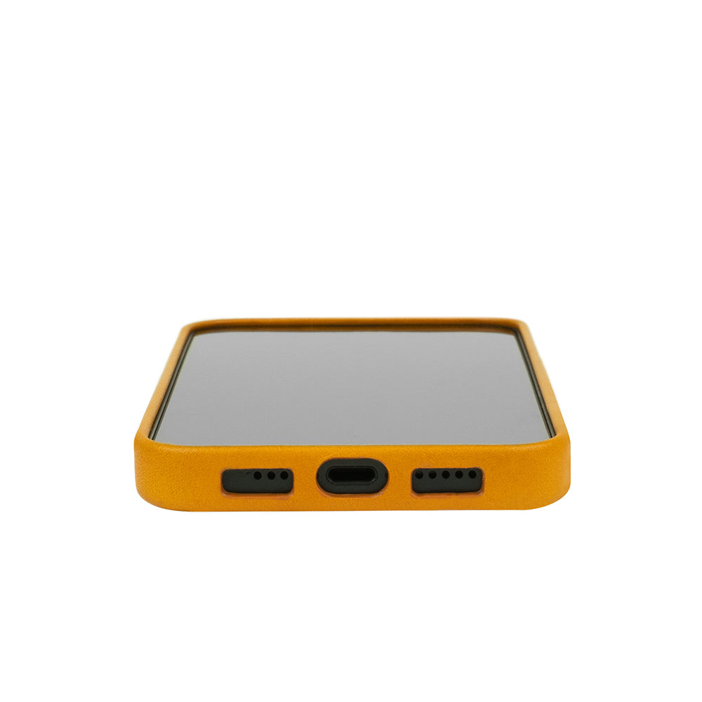 iPhone 14 Pro Max - Clop 磁吸皮革手機殼 - 焦糖棕