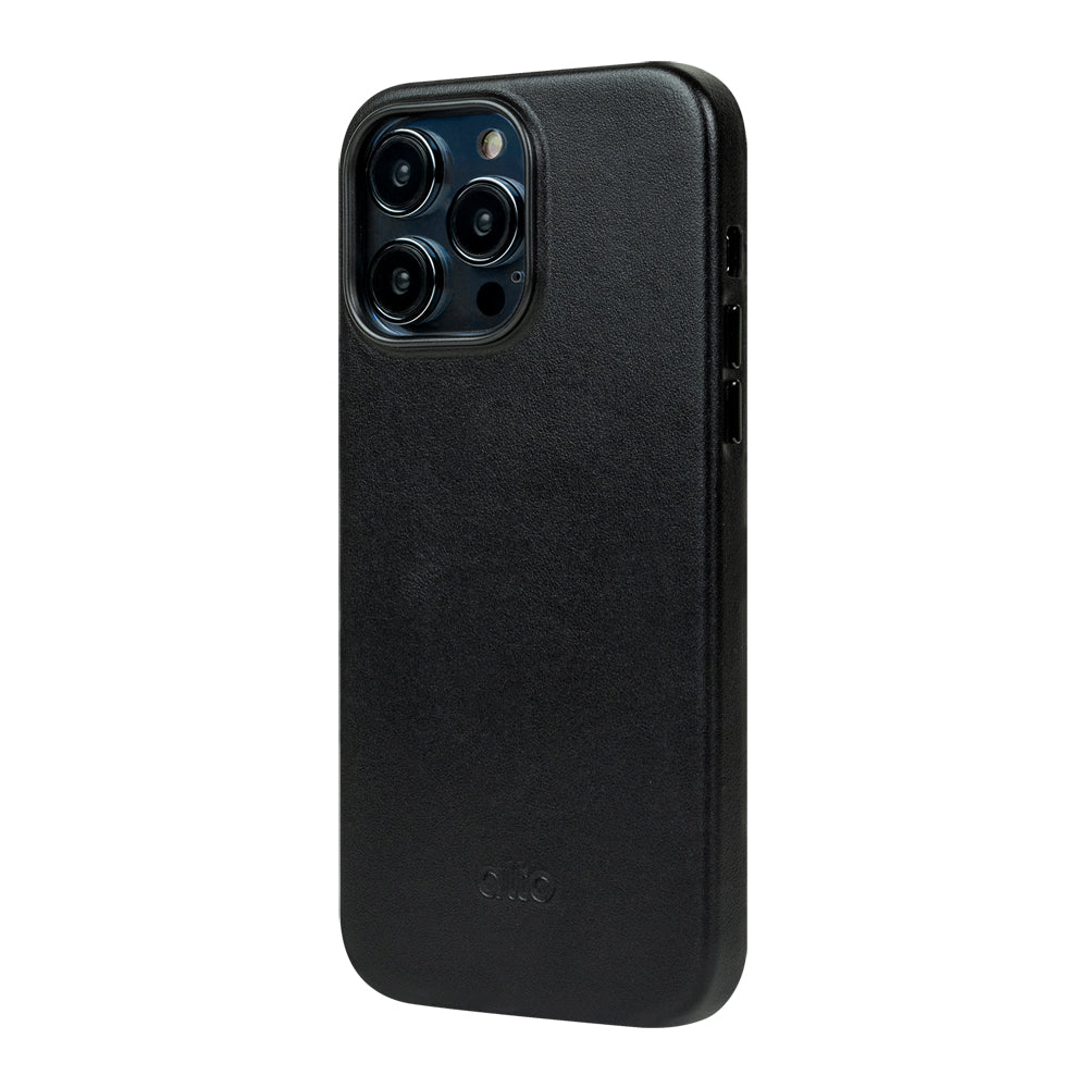 iPhone 14 Pro Max - Original 經典皮革手機殼 - 渡鴉黑