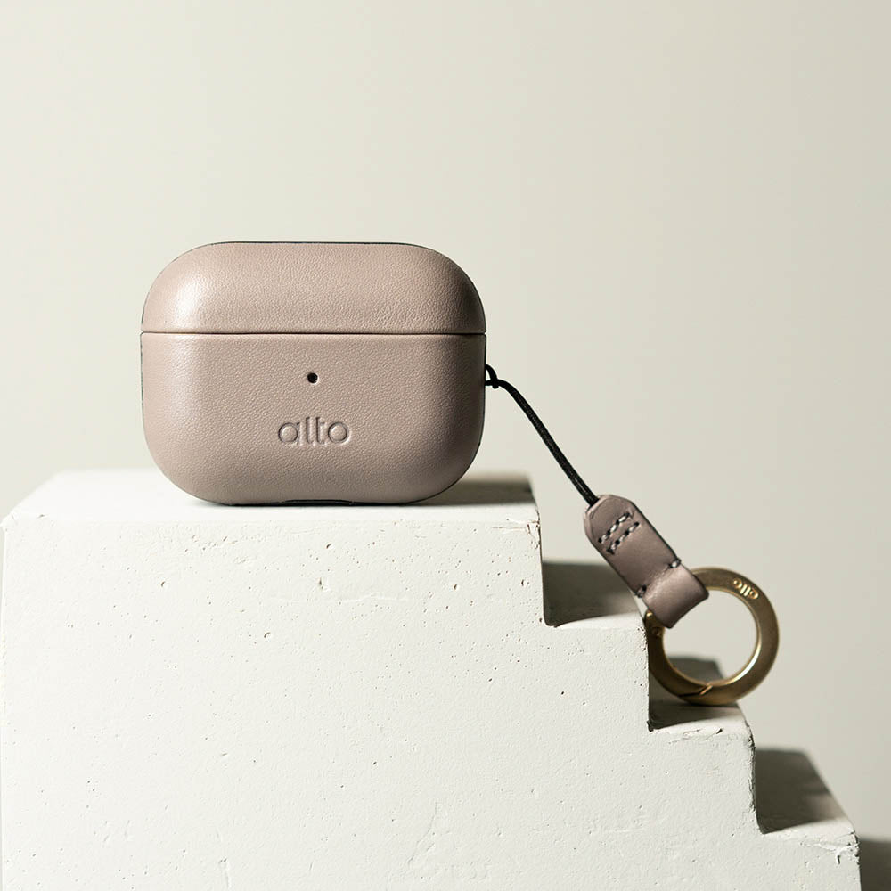 Alto AirPods Pro 2 皮革保護套 - 礫石灰