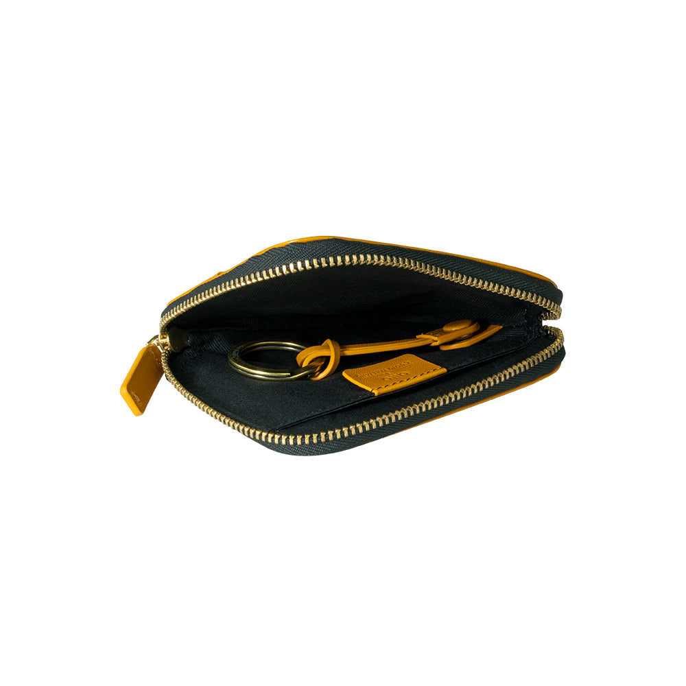 惜福品 - 皮革收納錢包 - 焦糖棕