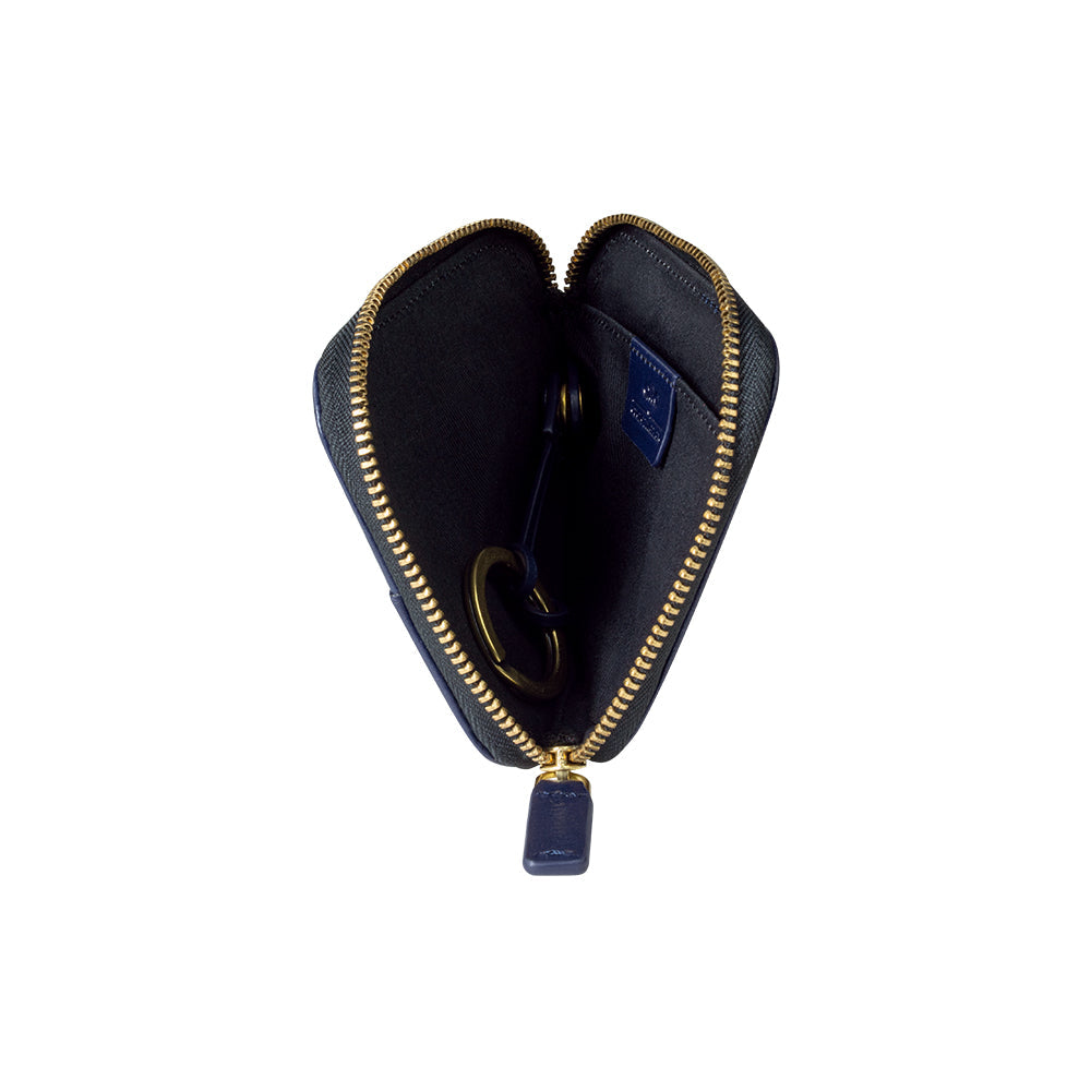 惜福品 - 皮革收納錢包 - 海軍藍
