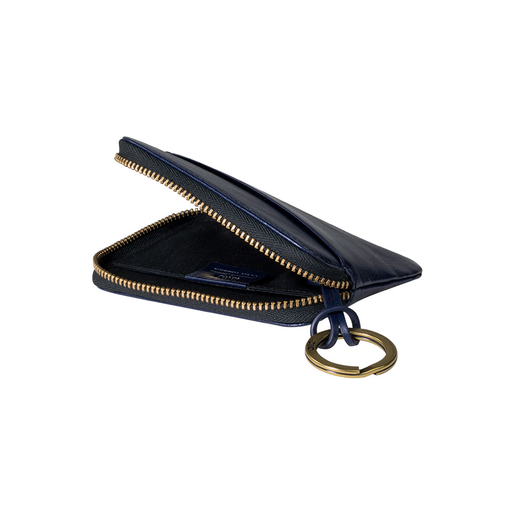 惜福品 - 皮革收納錢包 - 海軍藍
