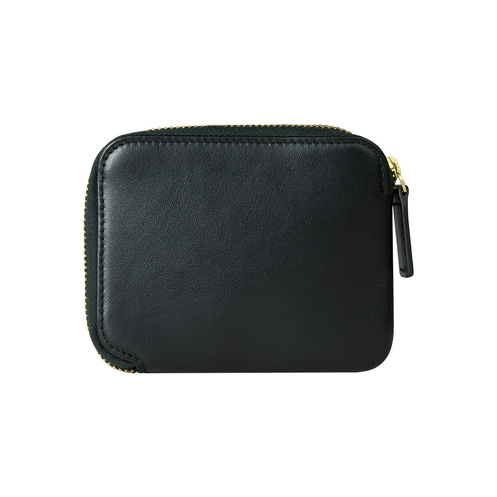 惜福品 - 皮革收納錢包 - 渡鴉黑