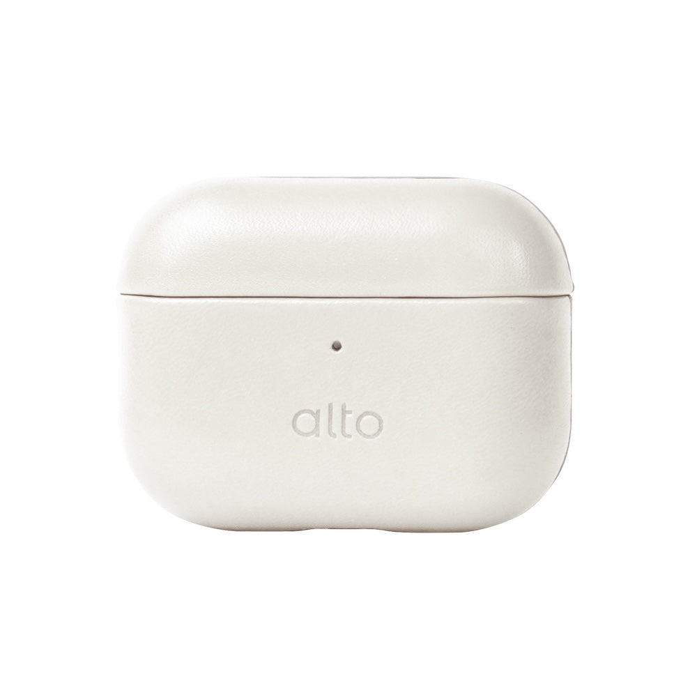 AirPods Pro 3 皮革保護套 - 霜月白