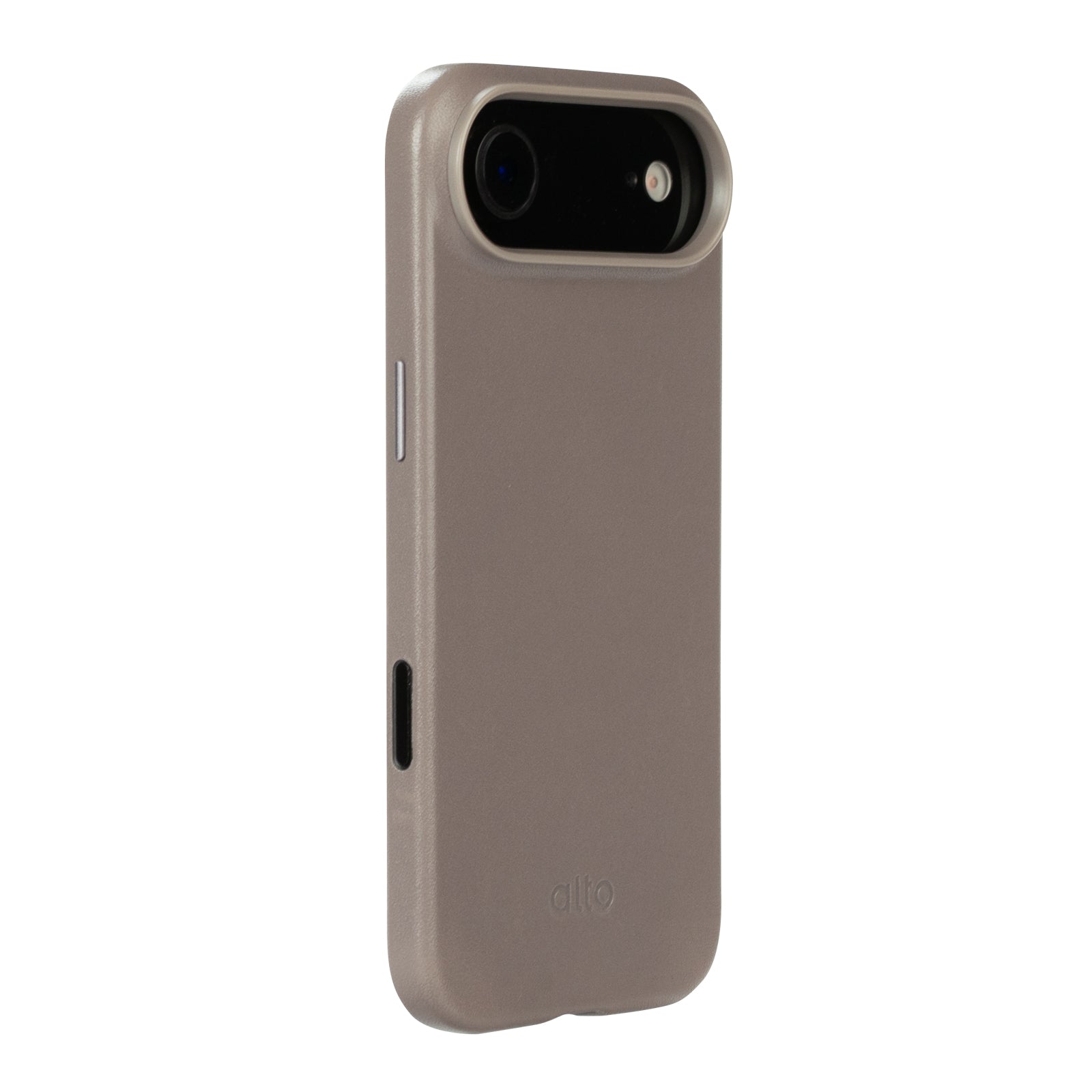 iPhone Air - Clop 磁吸皮革手機殼 - 礫石灰