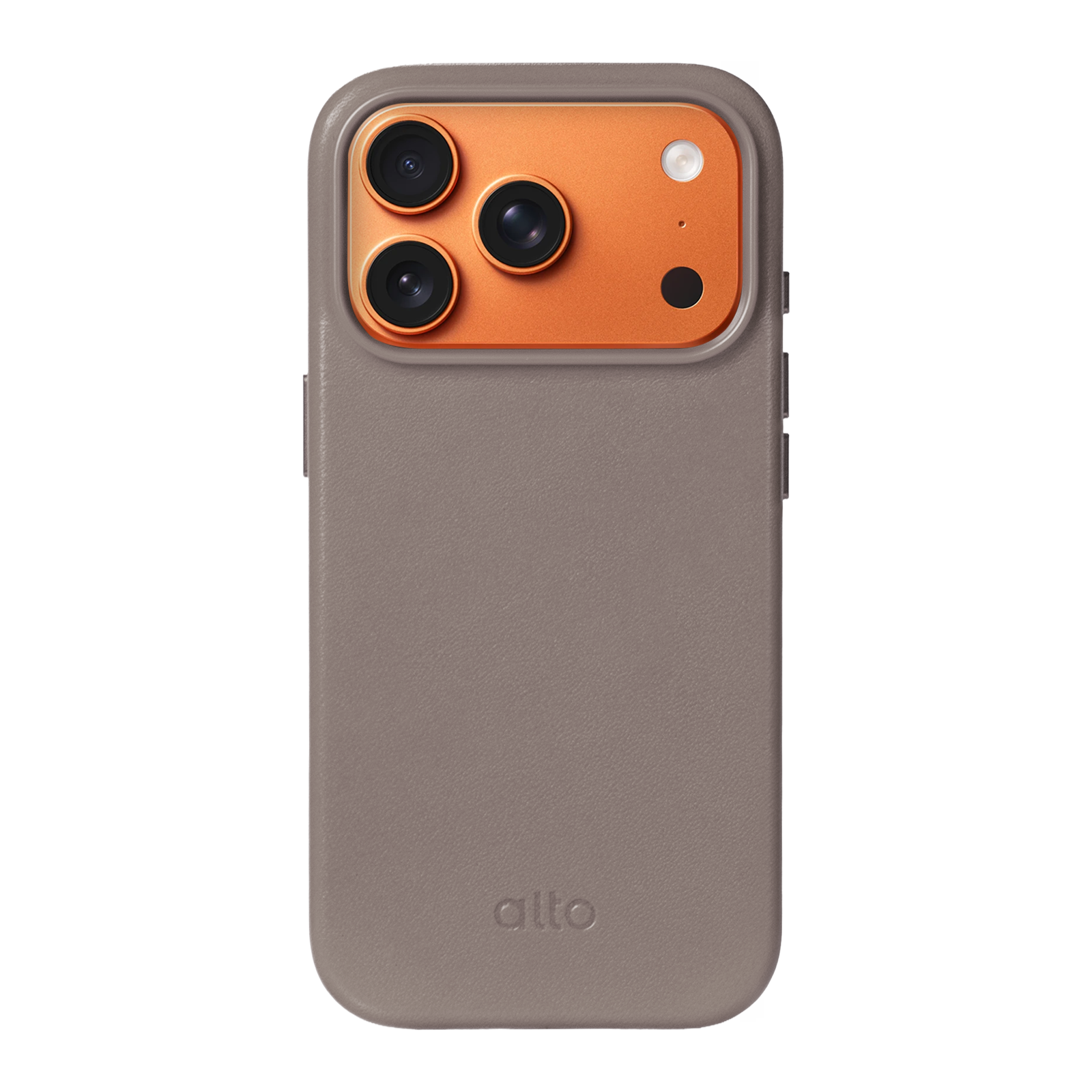 iPhone 17 Pro - Clop 磁吸皮革手機殼 - 礫石灰