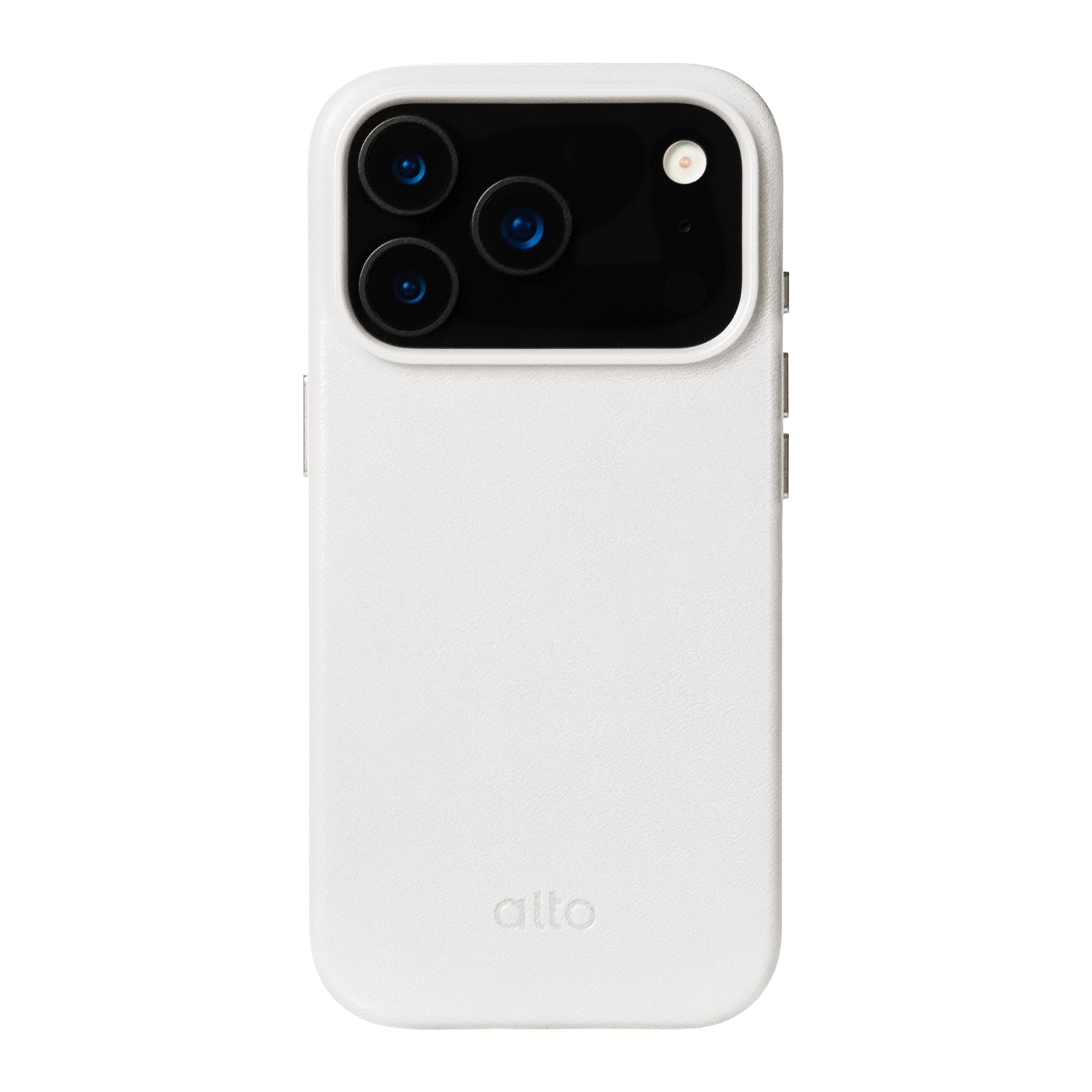 iPhone 17 Pro - Clop 磁吸皮革手機殼 - 霜月白