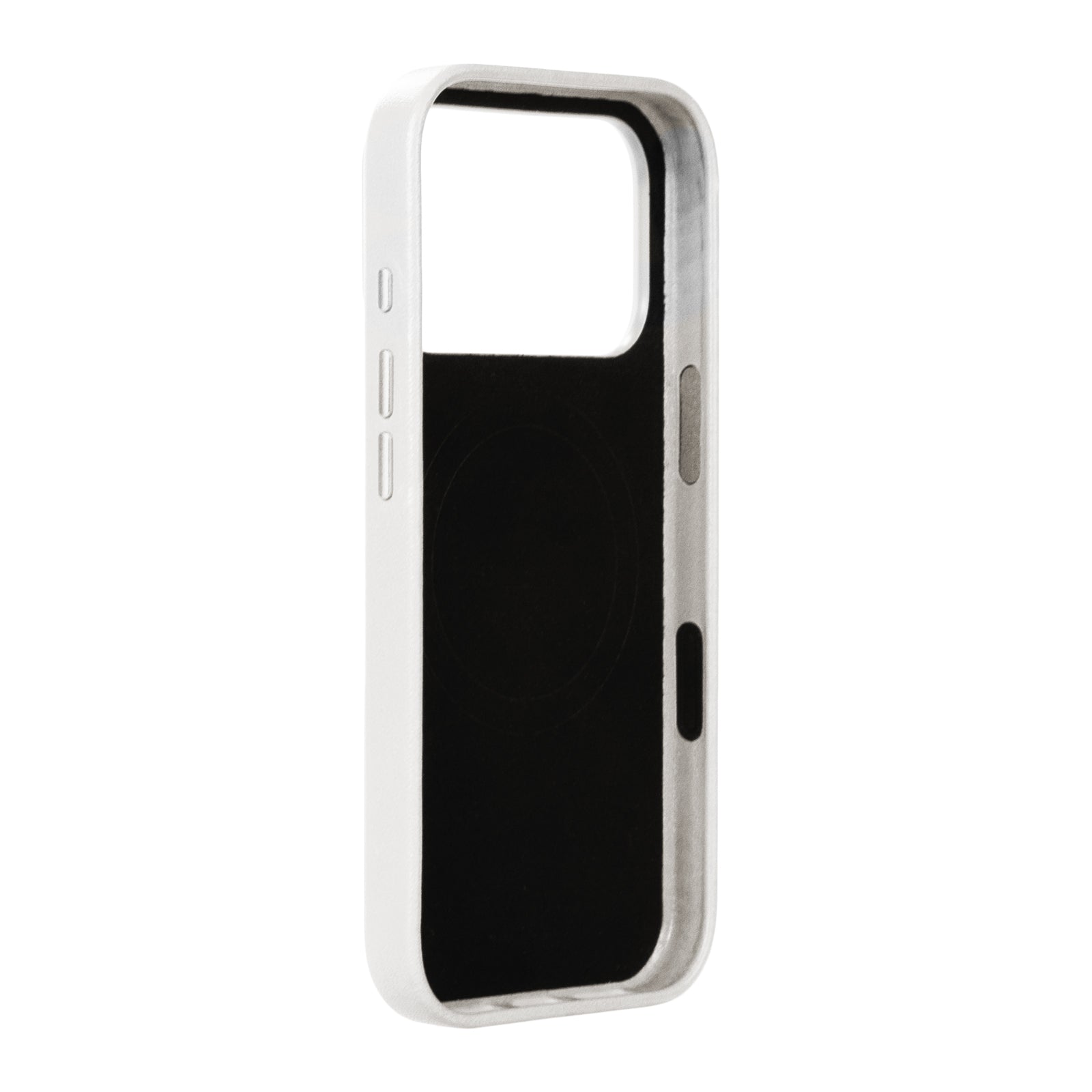 惜福品 - iPhone 17 Pro - Clop 磁吸皮革手機殼 - 霜月白