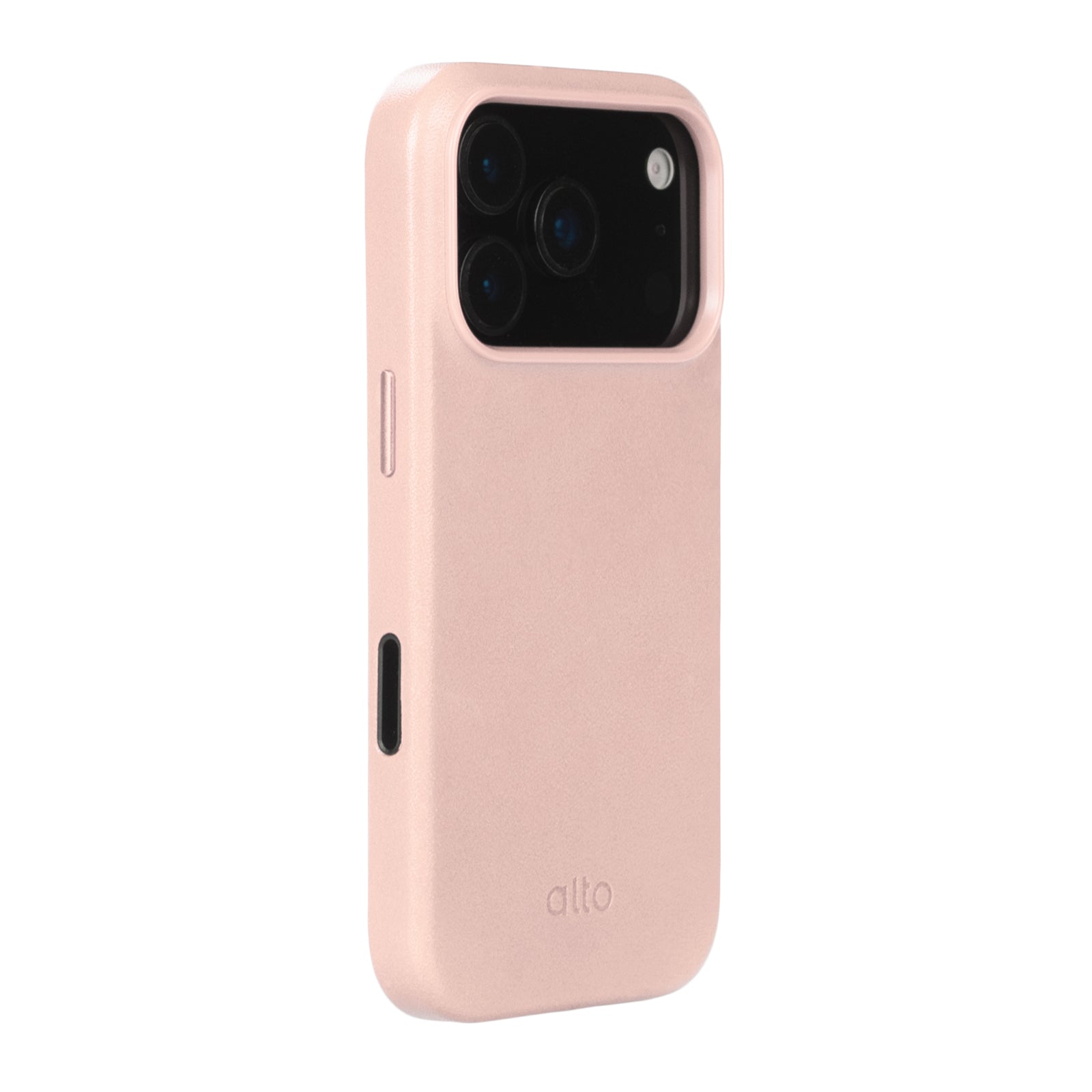 iPhone 17 Pro - Clop 磁吸皮革手機殼 - 迷霧粉