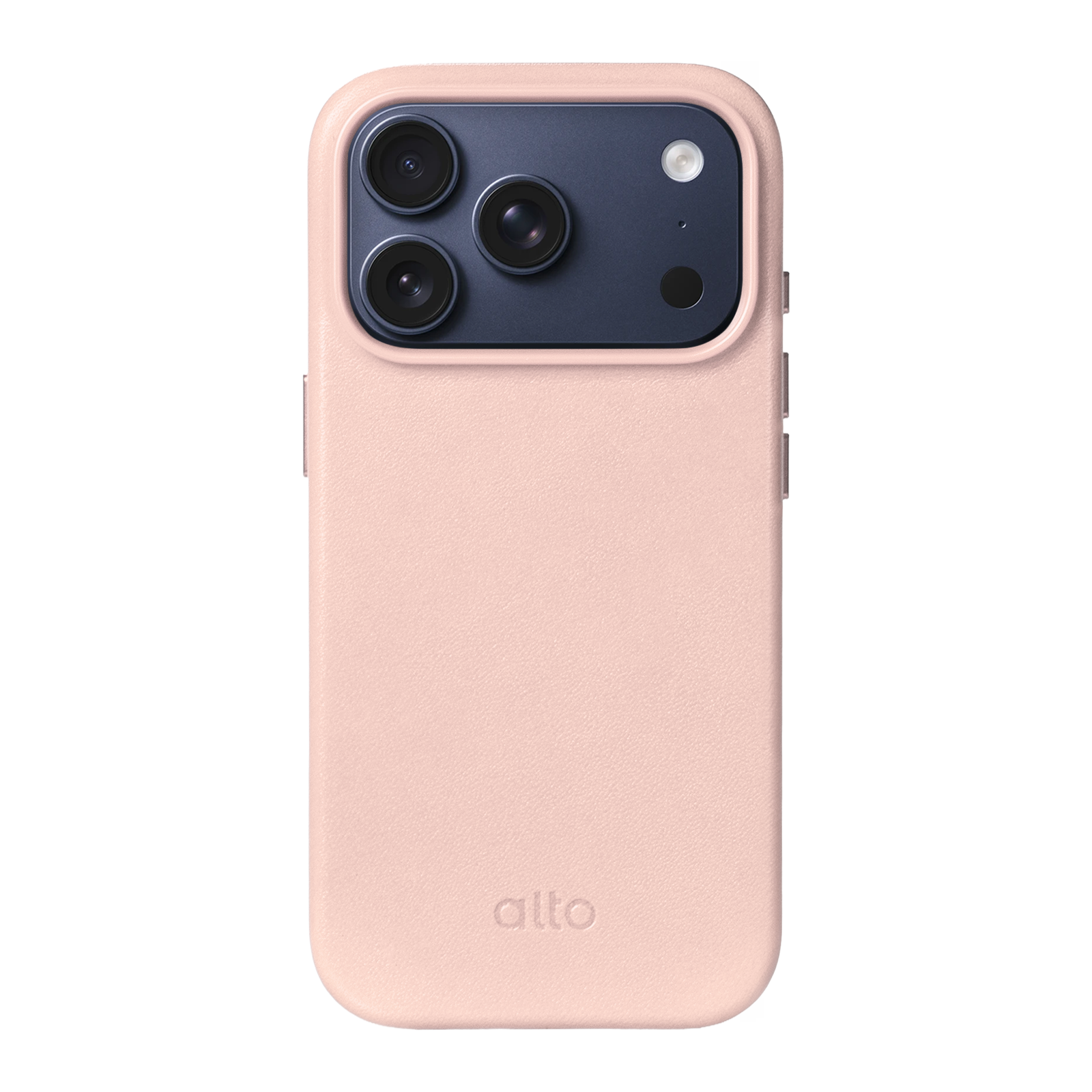 iPhone 17 Pro - Clop 磁吸皮革手機殼 - 迷霧粉