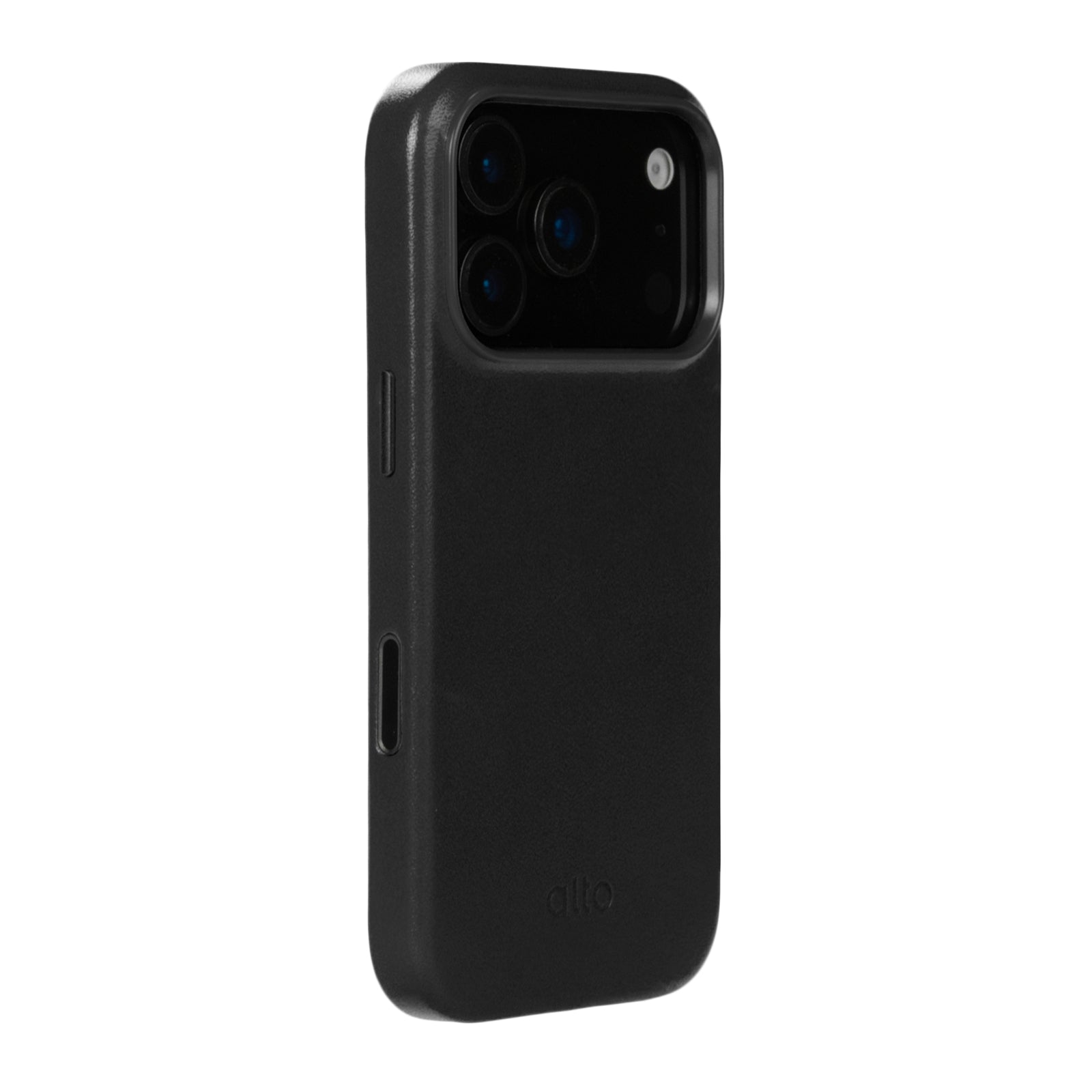iPhone 17 Pro - Clop 磁吸皮革手機殼 - 渡鴉黑
