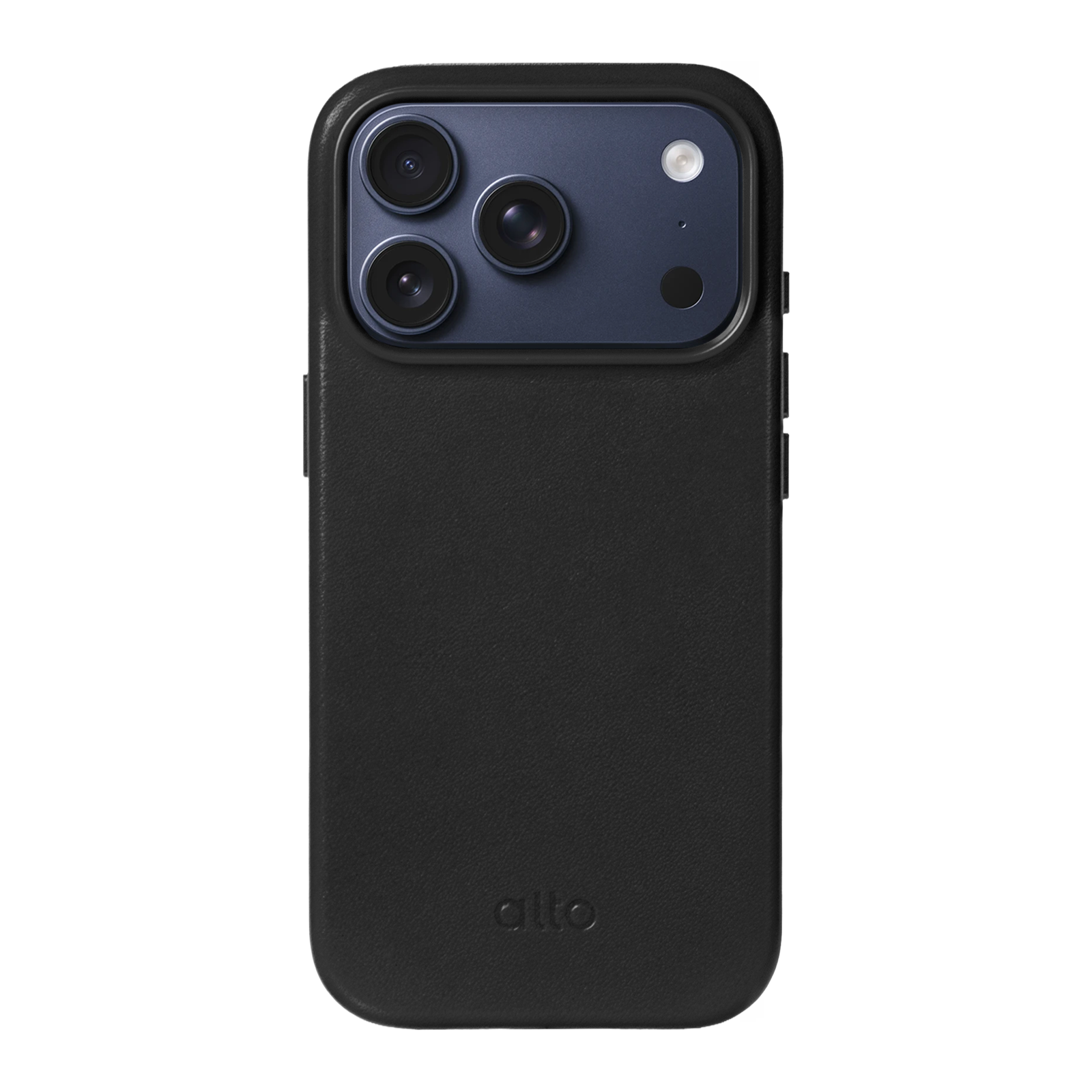 iPhone 17 Pro - Clop 磁吸皮革手機殼 - 渡鴉黑