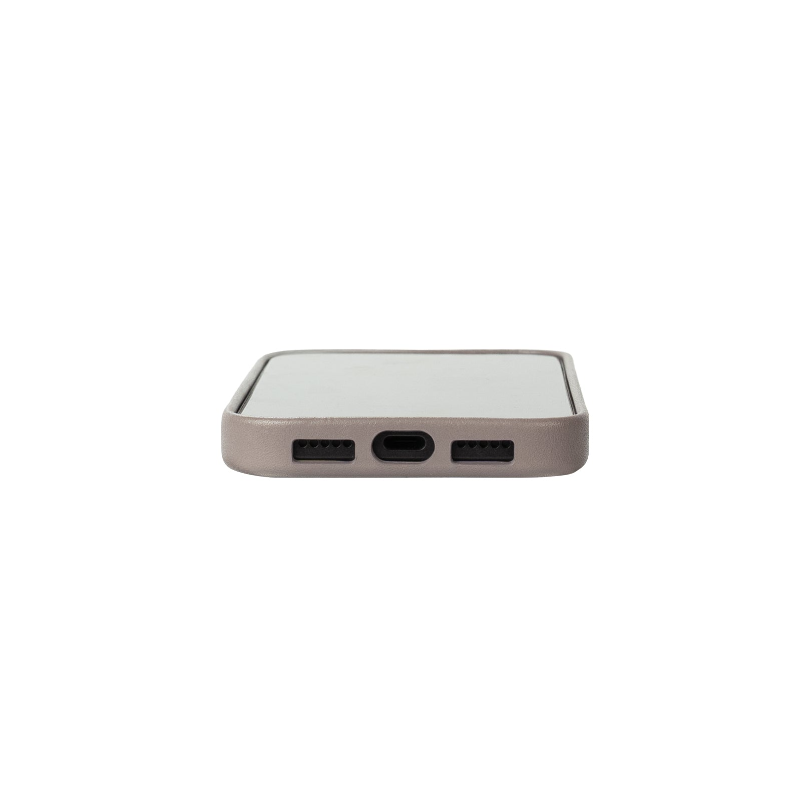 iPhone 17 Pro - Herring 磁吸支架皮革手機殼 - 礫石灰