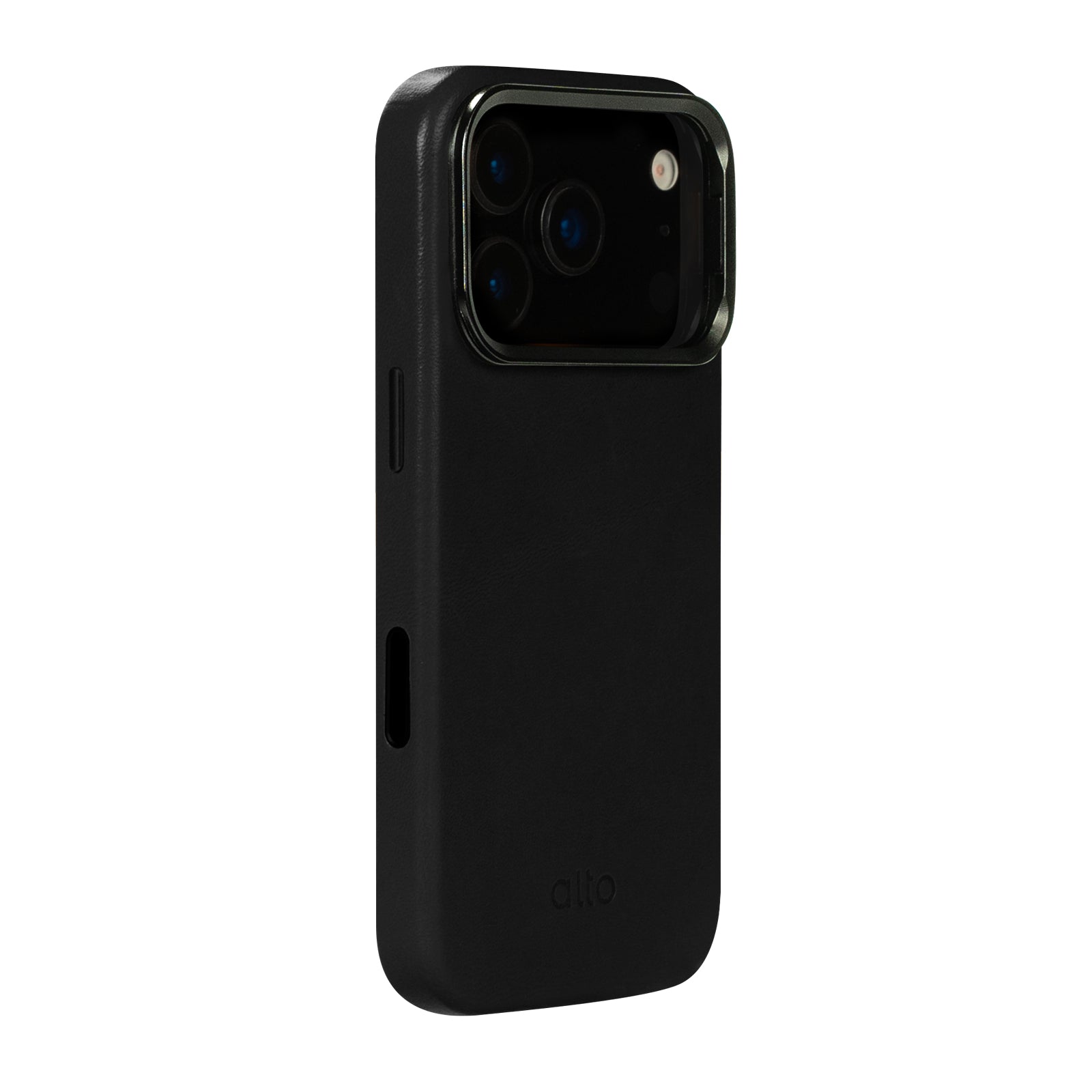 iPhone 17 Pro  - Uplop 磁吸支架皮革手機殼 - 渡鴉黑