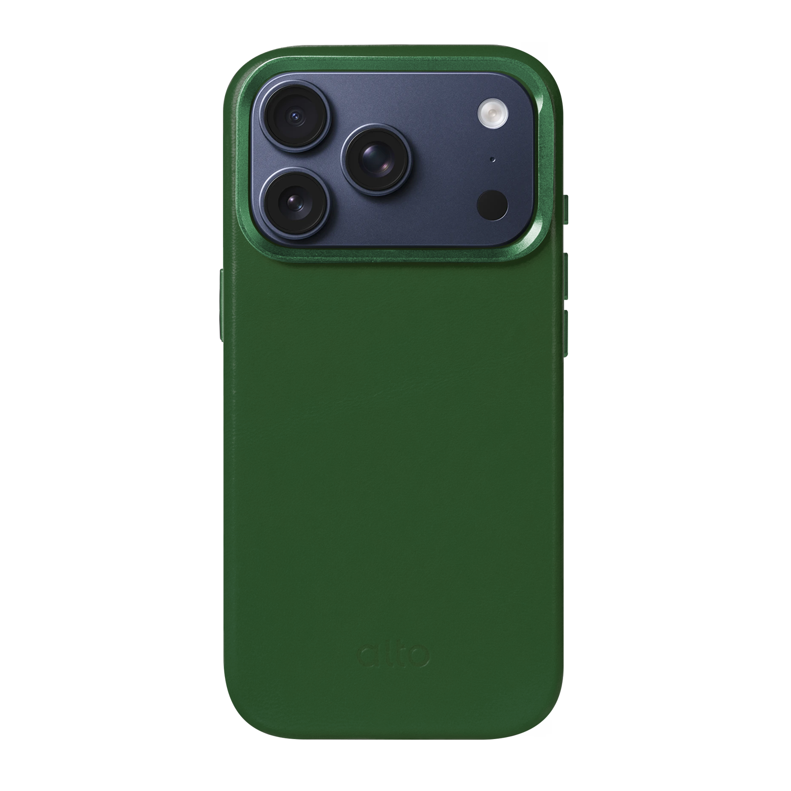 iPhone 17 Pro  - Uplop 磁吸支架皮革手機殼 - 森林綠