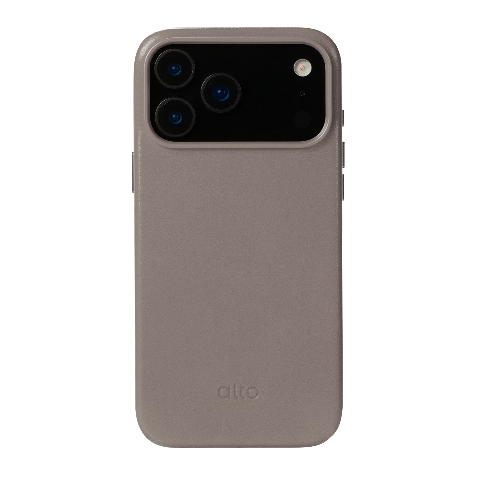 iPhone 17 Pro Max - Clop 磁吸皮革手機殼 - 礫石灰