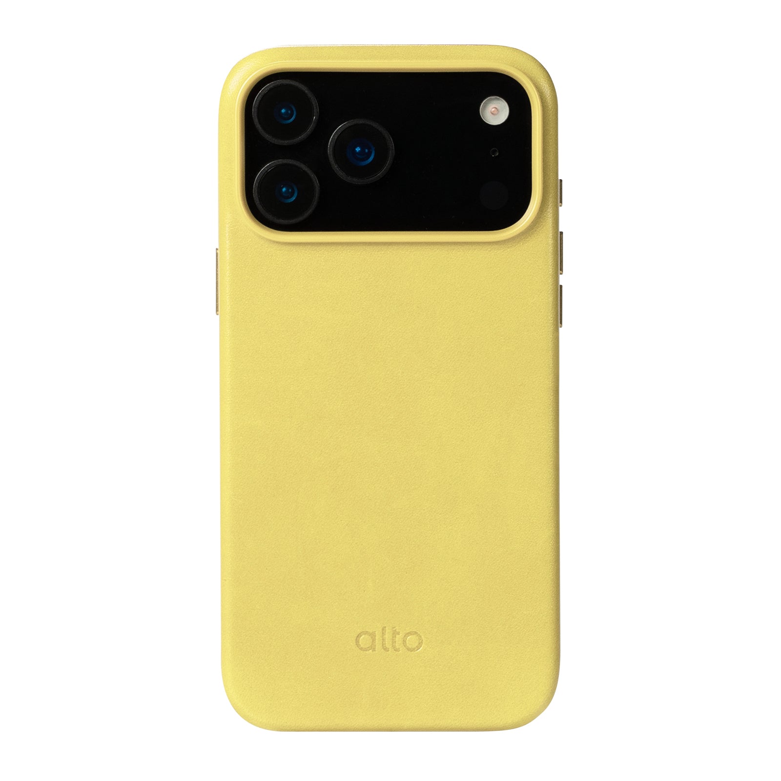 iPhone 17 Pro Max - Clop 磁吸皮革手機殼 - 晨曦黃