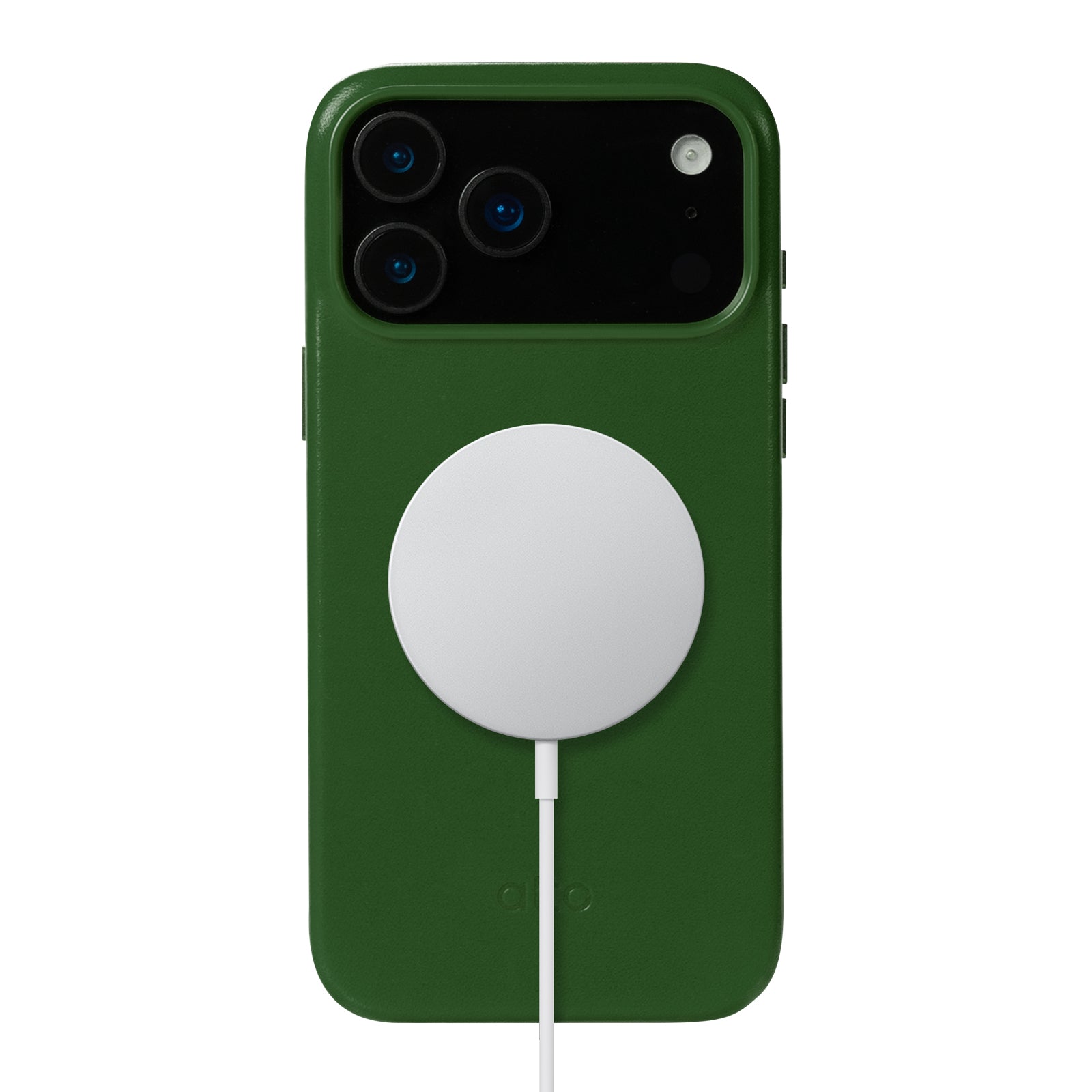 iPhone 17 Pro Max - Clop 磁吸皮革手機殼 - 森林綠
