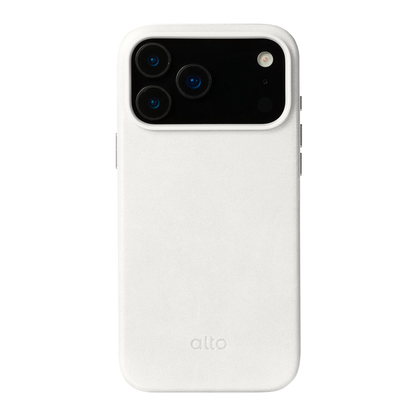 iPhone 17 Pro Max - Clop 磁吸皮革手機殼 - 霜月白