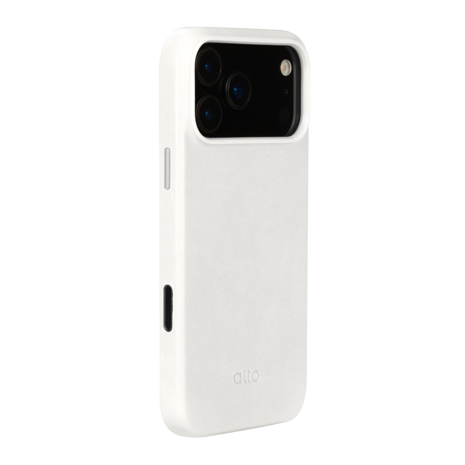 iPhone 17 Pro Max - Clop 磁吸皮革手機殼 - 霜月白