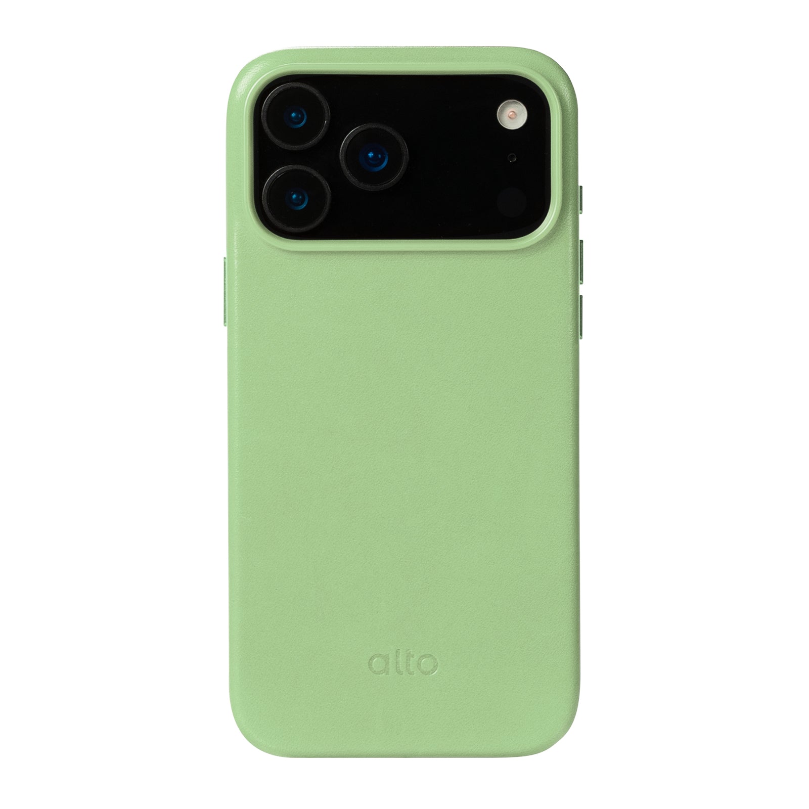 iPhone 17 Pro Max - Clop 磁吸皮革手機殼 - 苔蘚綠