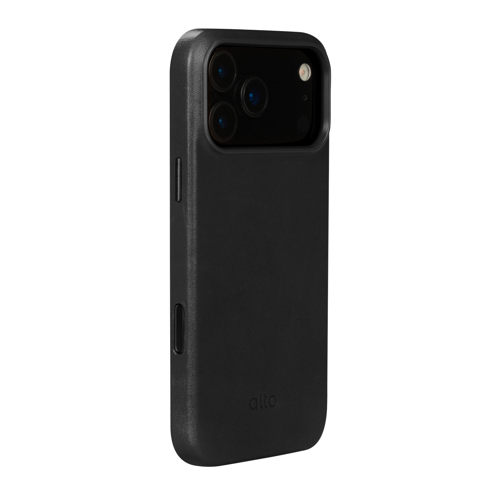 iPhone 17 Pro Max - Clop 磁吸皮革手機殼 - 渡鴉黑