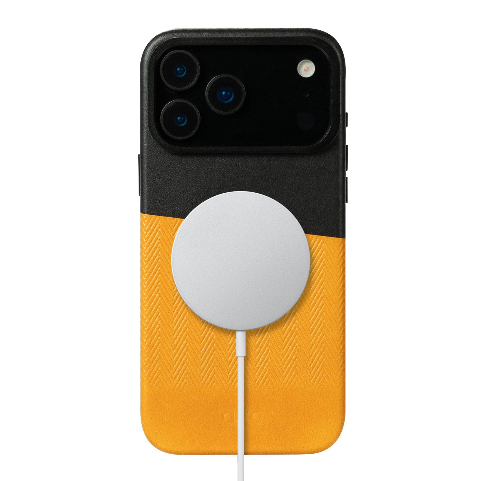 iPhone 17 Pro Max - Herring 磁吸支架皮革手機殼 - 焦糖棕/渡鴉黑