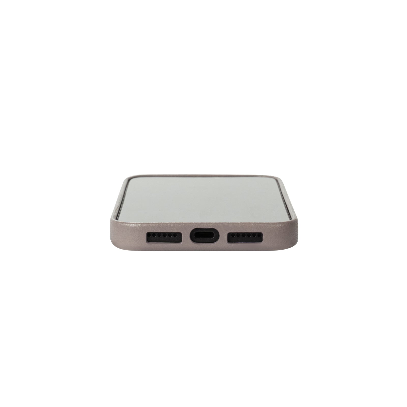 iPhone 17 Pro Max - Herring 磁吸支架皮革手機殼 - 礫石灰