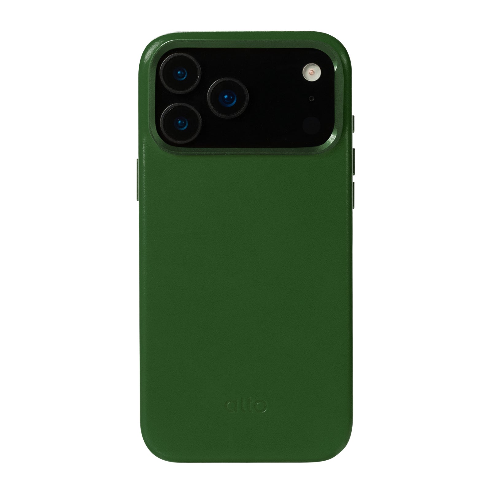 iPhone 17 Pro Max - Uplop 磁吸支架皮革手機殼 - 森林綠