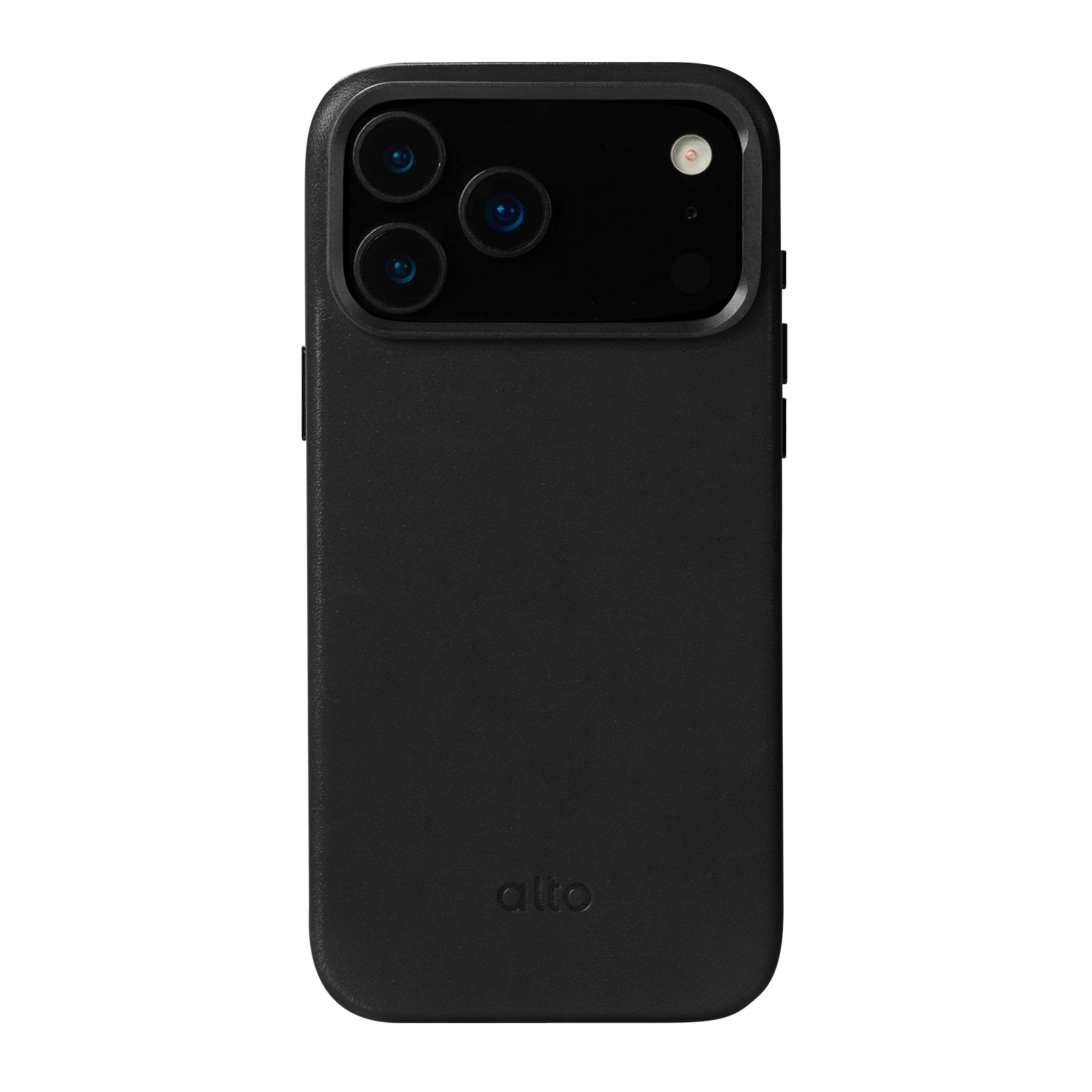 iPhone 17 Pro Max - Uplop 磁吸支架皮革手機殼 - 渡鴉黑
