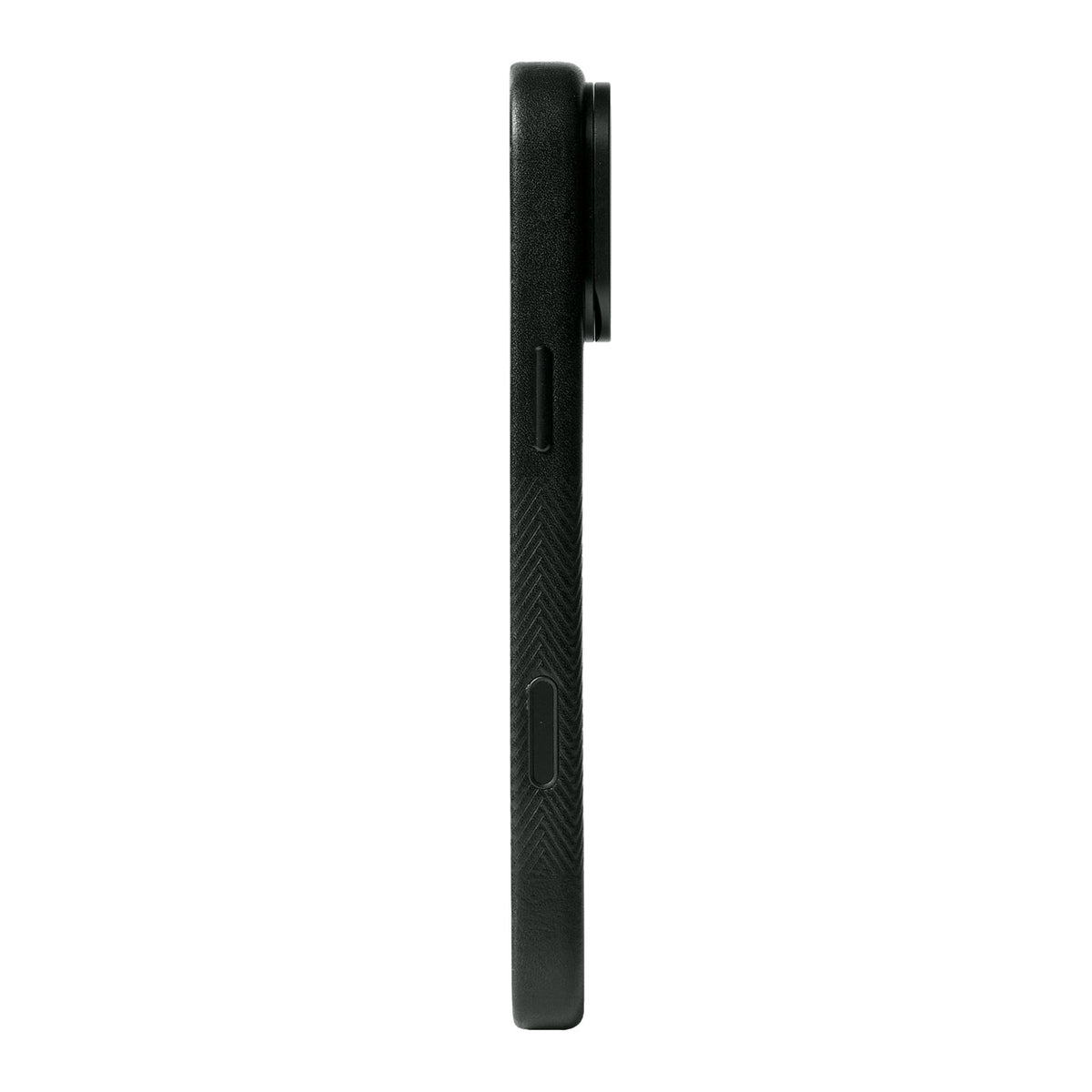 iPhone 18 Pro Max/17 Pro Max - Herring 磁吸支架皮革手機殼 - 渡鴉黑