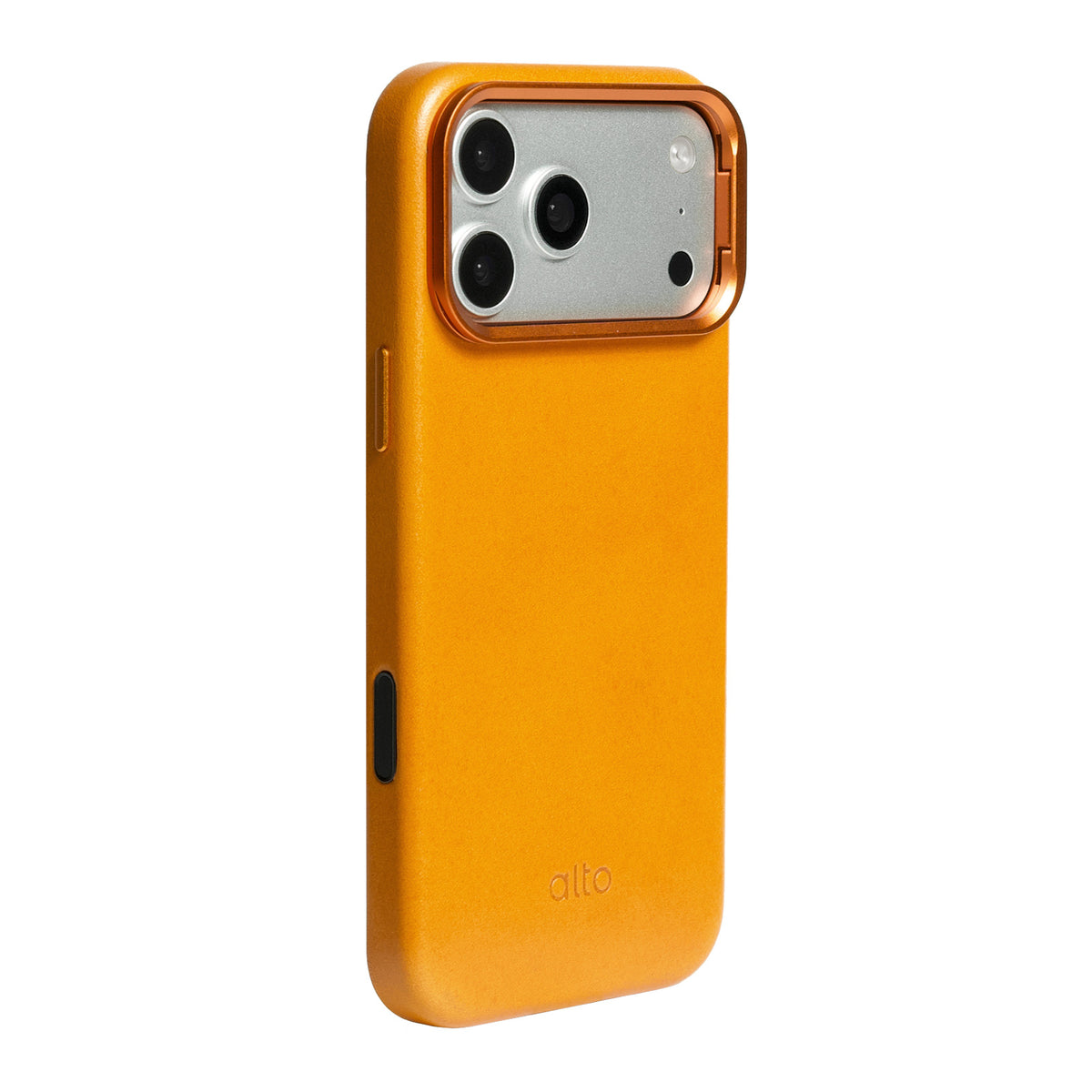 iPhone 18 Pro Max/17 Pro Max - Uplop 磁吸支架皮革手機殼 - 焦糖棕